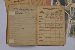 Soldbuch. Soldier Driver Paramedic Wehrmacht