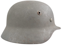 A Second War M35 Heer Single Decal Helmet