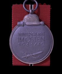 A 1941 - 42 EAST MEDAL MARKED 110 BY maker Otto Zappe, Gablonz.