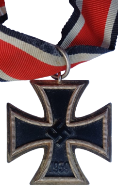 Iron Cross Second Class 1939 unmarked 123 of maker Beck, Hassinger & Co, Strassburg