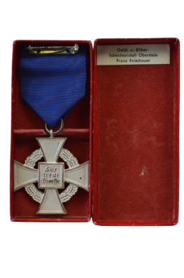 Faithful Service Cross maker Franz Reischauer.