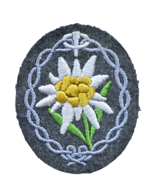 Germany. A Mountain Troop Edelweiss Sleeve Insignia.