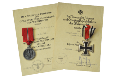 Set Awards after Obergefreiten Stefanus Hartman - Pnazerdivision.