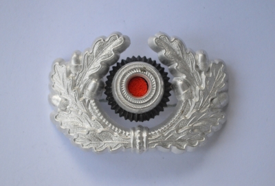 A Wehrmacht Heer (Army) Nco’s Visor Cap Wreath And Cockade