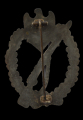 IAB Infantry Assault Badge, zinc, maker Deschler & Sohn, München