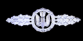 LUFTWAFFE BOMBER CLASP IN SILVER BY RICHARD SIMM & SOHNE "RSS"
