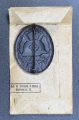 WOUND BADGE BLACK GRADE, MAGNETIC IN ENVELOPE MARKED Rudolf A. Karneth & Sohne, Gablonz a.N.