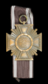 An NSDAP Long Service Award, 10 Year Service Cross marked 14 maker L. Christian Lauer Nürnberg.