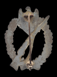 IAB Infantry Assault Badge silver, unmarked.