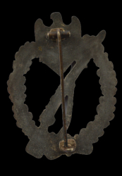 IAB Infantry Assault Badge, zinc, maker Deschler & Sohn, München