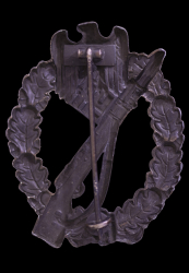 IAB Infantry Assault Badge Bronze, unmarked maker Wilhelm Deumer.