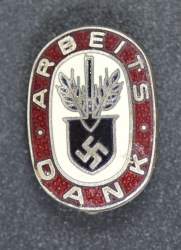 A Third Reich Period German Rad “Arbeitsdank/Labour Application” Stick Pin