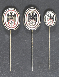 A Grouping Of Three D.D.A.C (German Automobile Club) Membership Stick Pins
