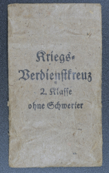 Germany, Wehrmacht. A War Merit Cross II Class, by Eugen Schmidthaussler, Pforzheim