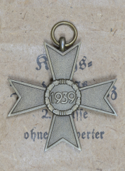 Germany, Wehrmacht. A War Merit Cross II Class, by Eugen Schmidthaussler, Pforzheim