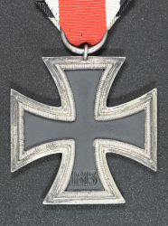 Iron Cross Second Class 1939 marked 55 of maker J. E. Hammer & Söhne, Geringswalde.
