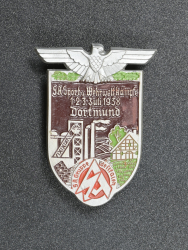 A 1938 Dortmund SA Sport And Defence Competition Badge By Richard Sieper & Söhne