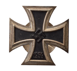 Iron Cross First Class 1939 screw back marked L/56 maker Funke & Brünninghaus.