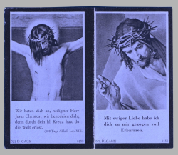 A 1941 Obituary (Death Card) To Soldier Wehrmacht Karl Mayer..