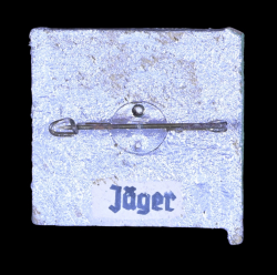 German (Jäger) Riflemen/Light Infantry Wooden Flag Tinnie