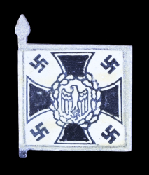 German Wehrmacht infantry (Infanterie) Wooden Flag Tinnie