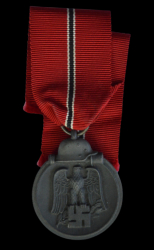 A 1941 - 42 EAST MEDAL MARKED 7 BY maker Paul Meybauer, Berlin.